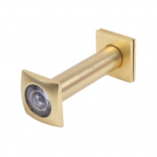 Глазок дверной, оптика пластик DV-Q 4/130-70/Z (VIEWER 4 DVQ) SSG сатинированное золото